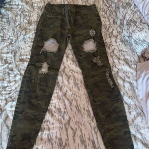 Fashion Nova Camo Jeans